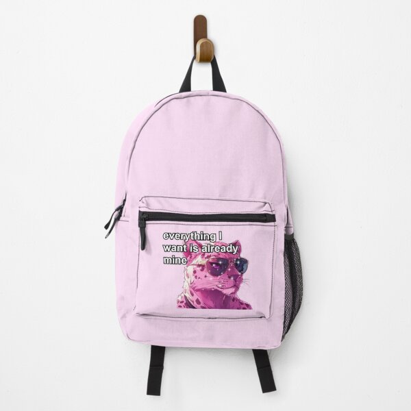 Item preview, Pink jaguar alpha female anime style meme quote  designed and sold by pinkuardesign.