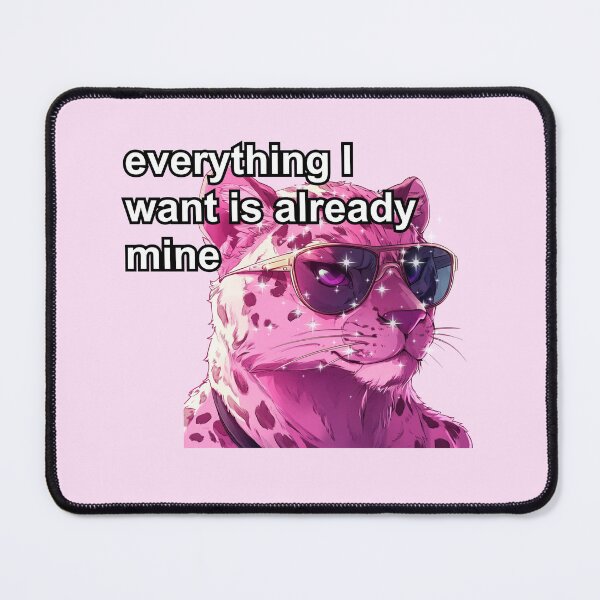 Item preview, Pink jaguar alpha female anime style meme quote designed and sold by pinkuardesign.