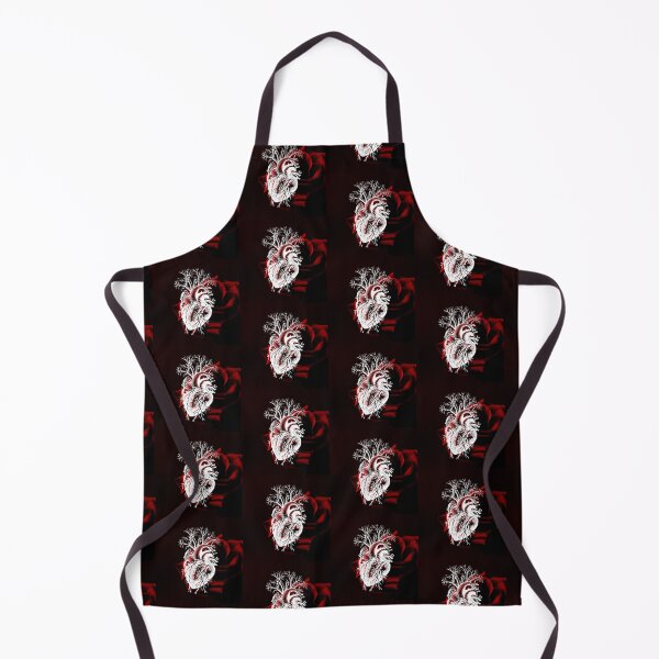 Item preview, Beating Heart and Red Rose Flowers Dark Botanical designed and sold by WildWoodlandWitch.