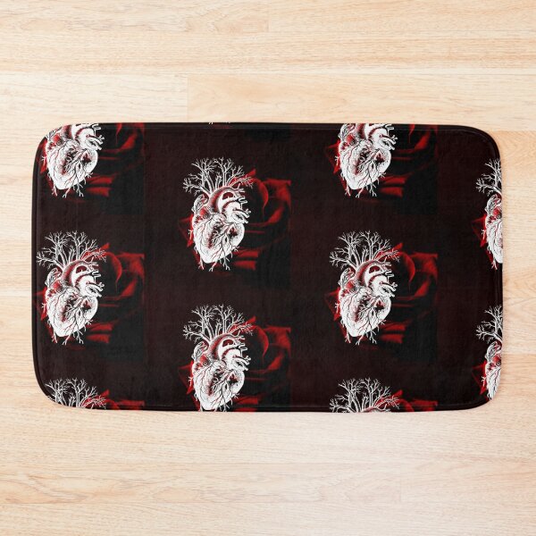 Item preview, Beating Heart and Red Rose Flowers Dark Botanical  designed and sold by WildWoodlandWitch.