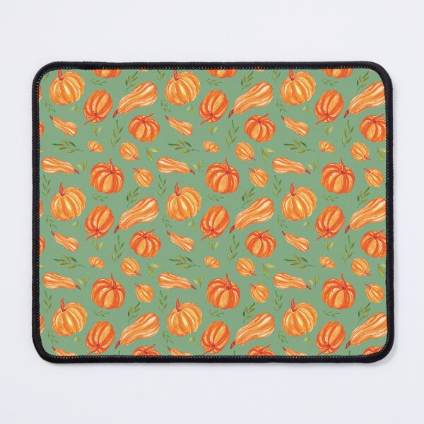 Item preview, Pretty Watercolor Pumpkins Green designed and sold by HematiteDesign.