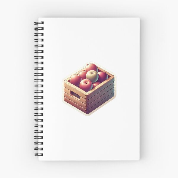 Item preview, Boxes filled with apples sticker designed and sold by Vateira.