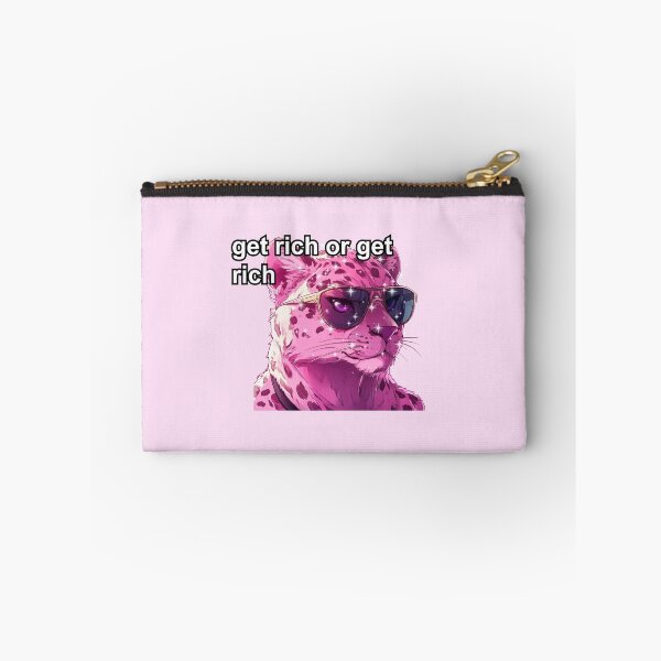 Item preview, Pink jaguar alpha female anime style meme quote  designed and sold by pinkuardesign.