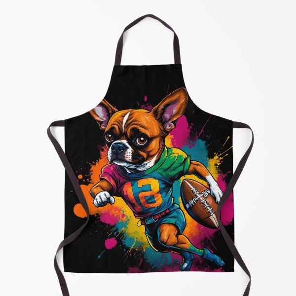 Item preview, Boxer dog playing american football designed and sold by Furrifico.