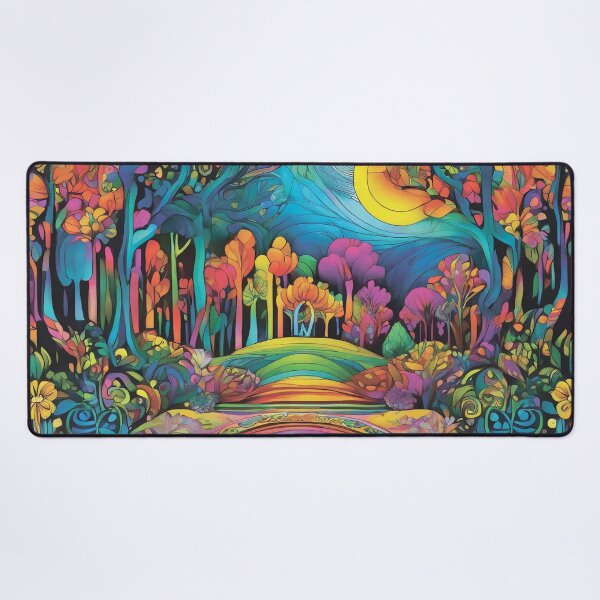 Item preview, A beautiful colorful forest full of flowers. designed and sold by MagelliShop.
