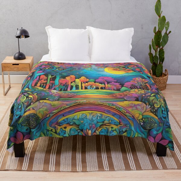 Item preview, A beautiful colorful forest full of flowers. designed and sold by MagelliShop.