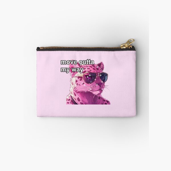 Item preview, Pink jaguar alpha female anime style meme quote  designed and sold by pinkuardesign.