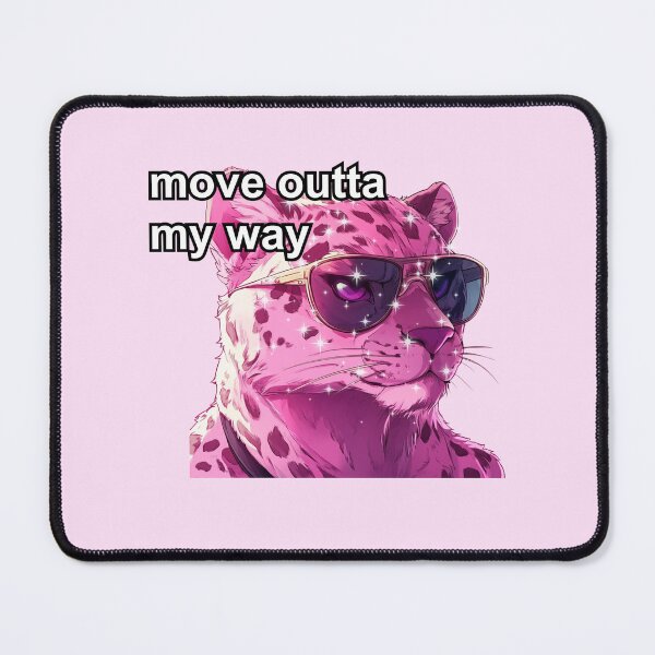 Item preview, Pink jaguar alpha female anime style meme quote designed and sold by pinkuardesign.