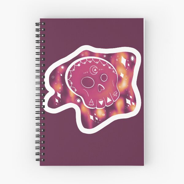 Item preview, Cosmic Sugar Skull - Magenta designed and sold by TheKosmicFlow.