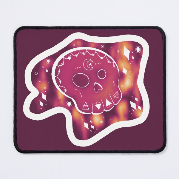 Item preview, Cosmic Sugar Skull - Magenta designed and sold by TheKosmicFlow.