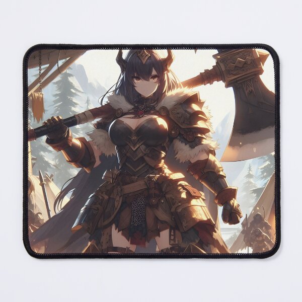Item preview, Female Berserker Warrior designed and sold by GalleryBrisArt.