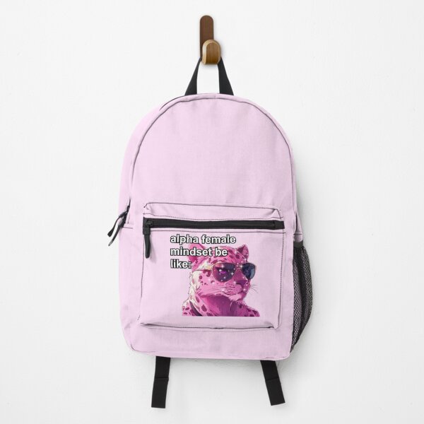 Item preview, Pink jaguar alpha female anime style meme quote designed and sold by pinkuardesign.