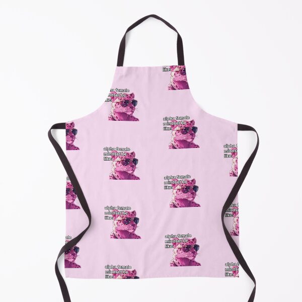 Item preview, Pink jaguar alpha female anime style meme quote designed and sold by pinkuardesign.