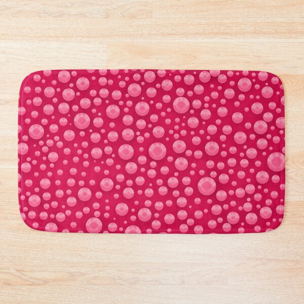 Item preview, Pink bubbles circle shapes random pattern designs designed and sold by SpinklyCreations.