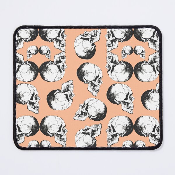 Item preview, Rotating Skulls On Peach Fuzz designed and sold by Haunted Moon.