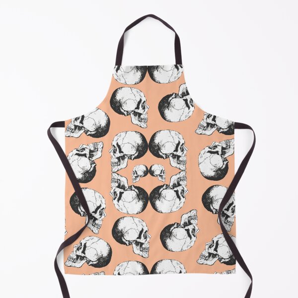 Item preview, Rotating Skulls On Peach Fuzz designed and sold by Haunted Moon.
