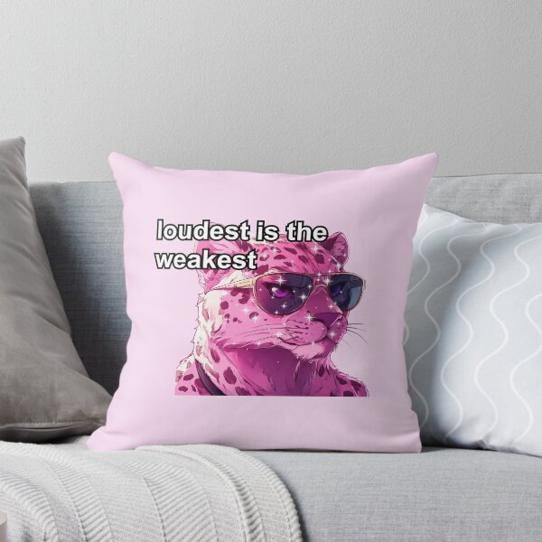 Item preview, Pink jaguar alpha female anime style meme quote  designed and sold by pinkuardesign.