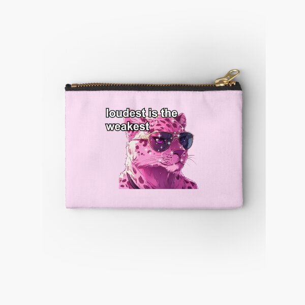 Item preview, Pink jaguar alpha female anime style meme quote  designed and sold by pinkuardesign.