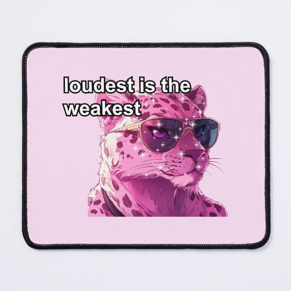 Item preview, Pink jaguar alpha female anime style meme quote designed and sold by pinkuardesign.