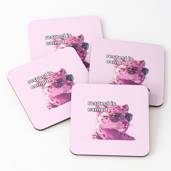Item preview, Pink jaguar alpha female anime style meme quote  designed and sold by pinkuardesign.