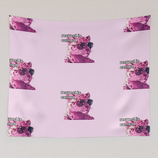 Item preview, Pink jaguar alpha female anime style meme quote  designed and sold by pinkuardesign.