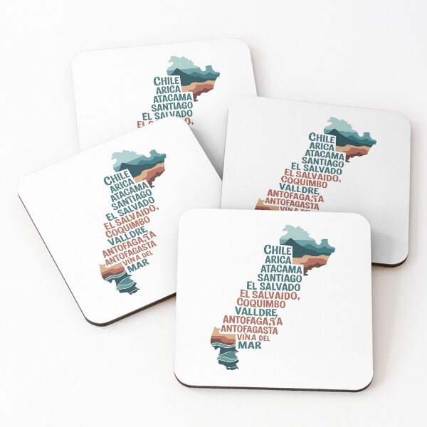 Item preview, Exploring Chile - Map(2) designed and sold by wanderenergi.