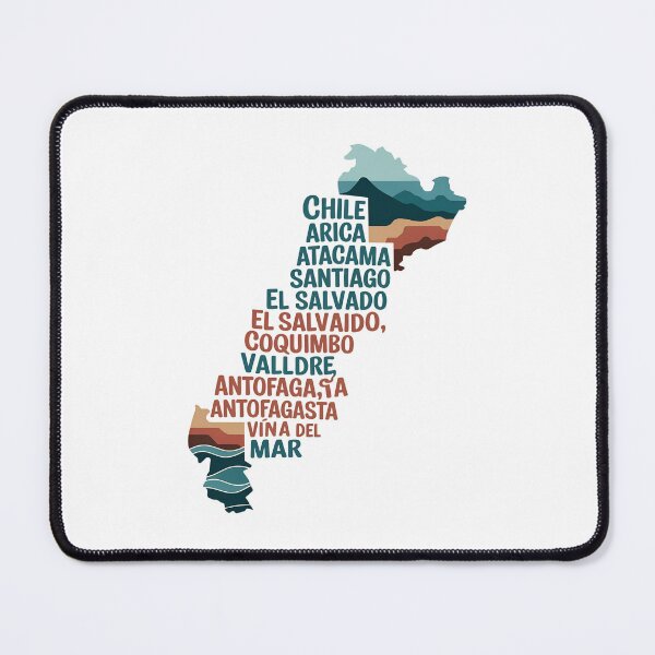 Item preview, Exploring Chile - Map(2) designed and sold by wanderenergi.