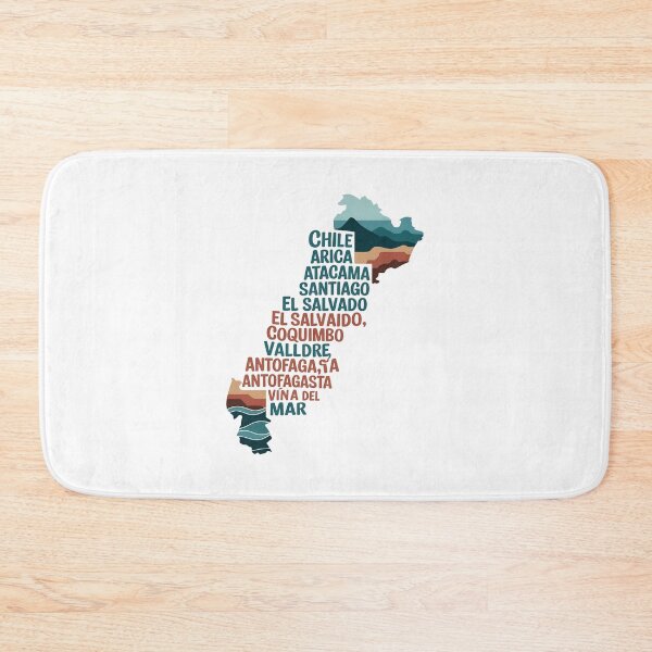 Item preview, Exploring Chile - Map(2) designed and sold by wanderenergi.