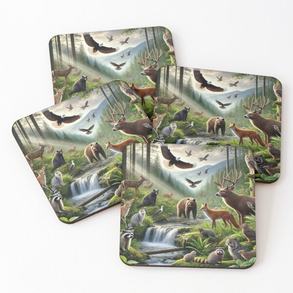 Item preview, "Native Wildlife of the Great Smoky Mountains" designed and sold by Meta2Physical.