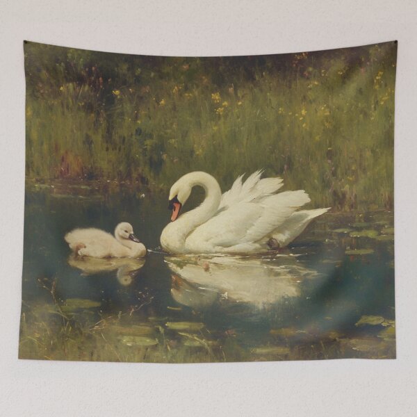 Item preview, Vintage Swan Cute Nature  designed and sold by trajeado14.