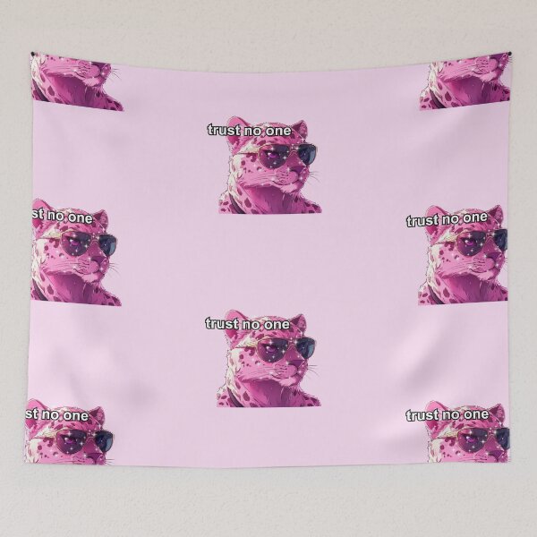 Item preview, Pink jaguar alpha female anime style meme quote  designed and sold by pinkuardesign.