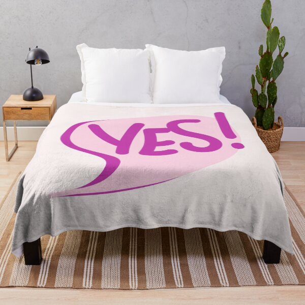 Aperçu de l'œuvre Yes Speech Bubble créée et vendue par Jeallan Designs.