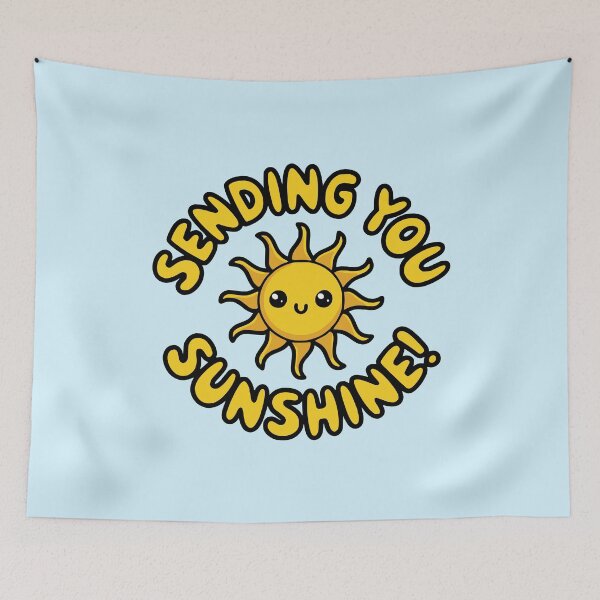 Item preview, Sending You Sunshine! Cute Sun Pun! designed and sold by PMCreative.