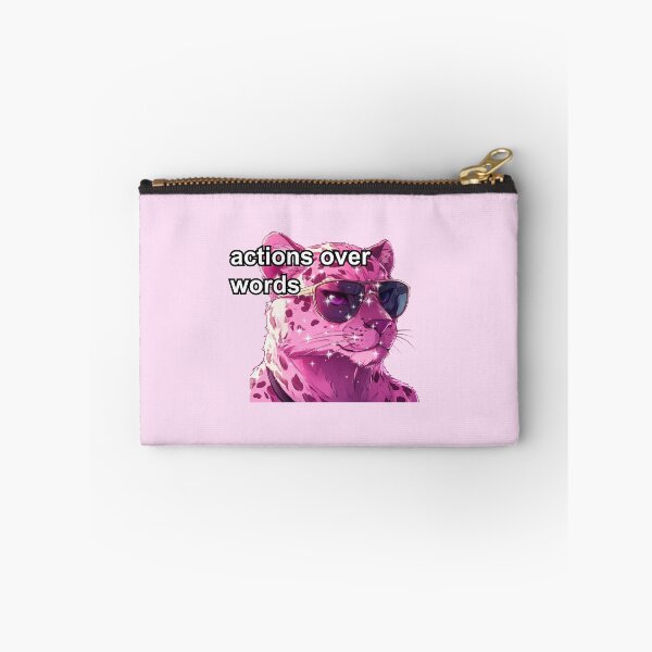 Item preview, Pink jaguar alpha female anime style meme quote  designed and sold by pinkuardesign.