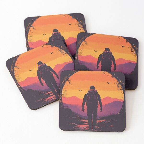Item preview, Hiking Towards Mountains Journey to the Unknown designed and sold by harmonicllc.