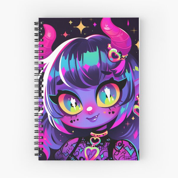 Item preview, Adorable Chibi Purple Demon Anime Girl designed and sold by bubblegoth.