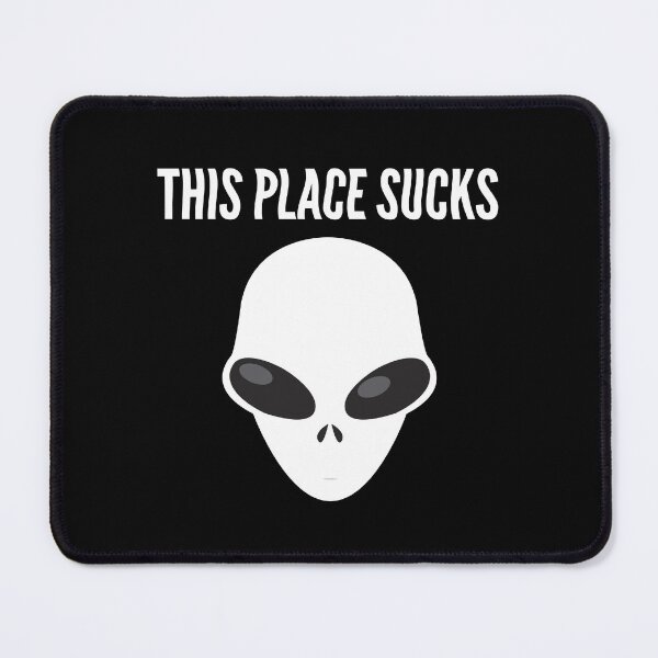 Item preview, This Place Sucks Alien Head | Aliens Lazy Halloween Costume designed and sold by JFFStore.