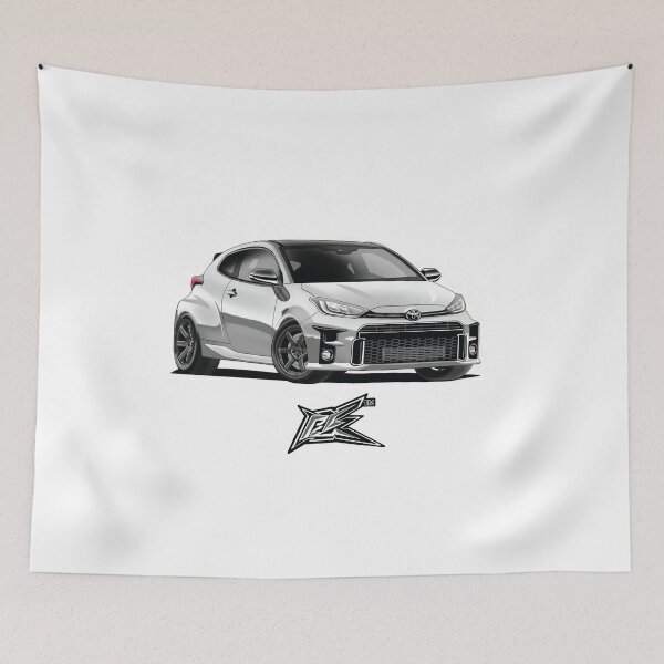 Item preview, toyota gr yaris XP210 white  designed and sold by NaquashM.