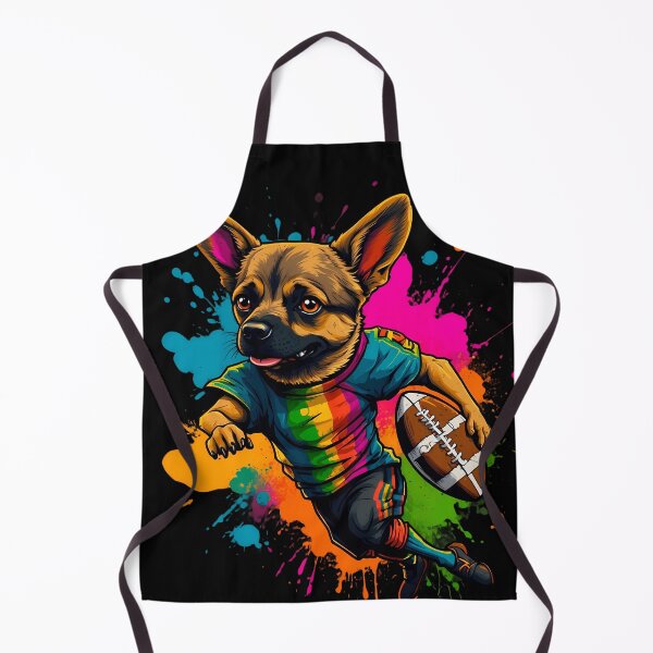 Item preview, German Sheppard dog playing american football designed and sold by Furrifico.