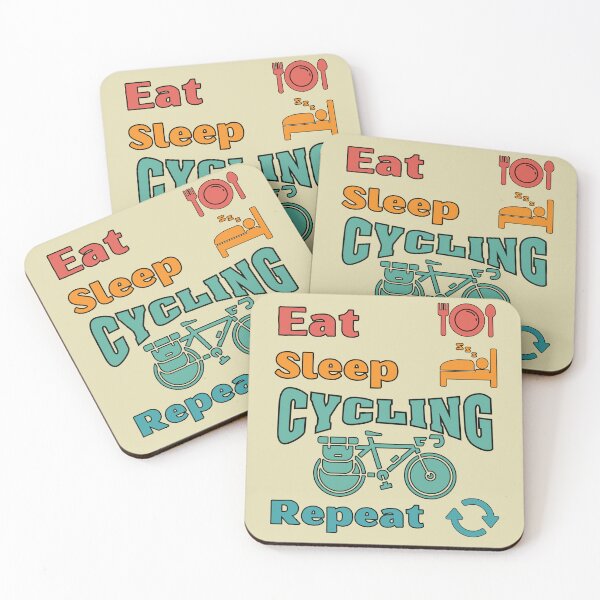 Item preview, Eat Sleep Cycling Repeat designed and sold by Guess4best.