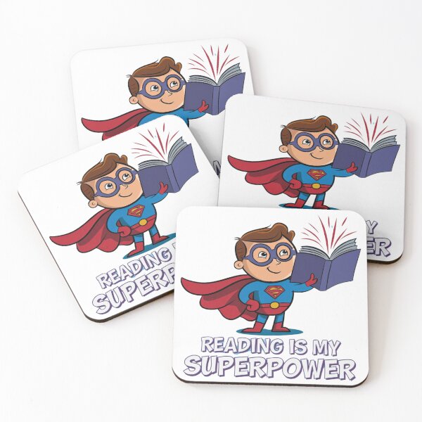 Item preview, Reading is My Superpower Sticker – Fun & Inspirational Design designed and sold by chutcpoo.
