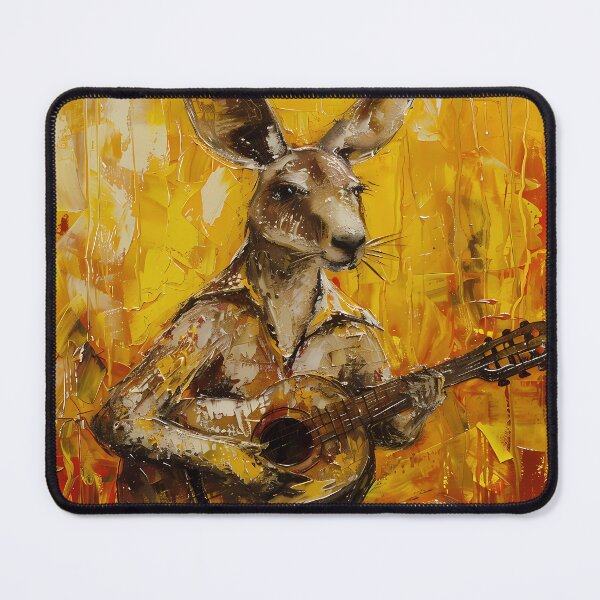 Item preview, "Outback Flamenco: Kangaroo's Serenade" designed and sold by Art-Vortex-fr.