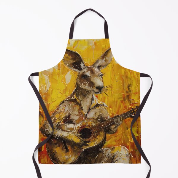 Item preview, "Outback Flamenco: Kangaroo's Serenade" designed and sold by Art-Vortex-fr.