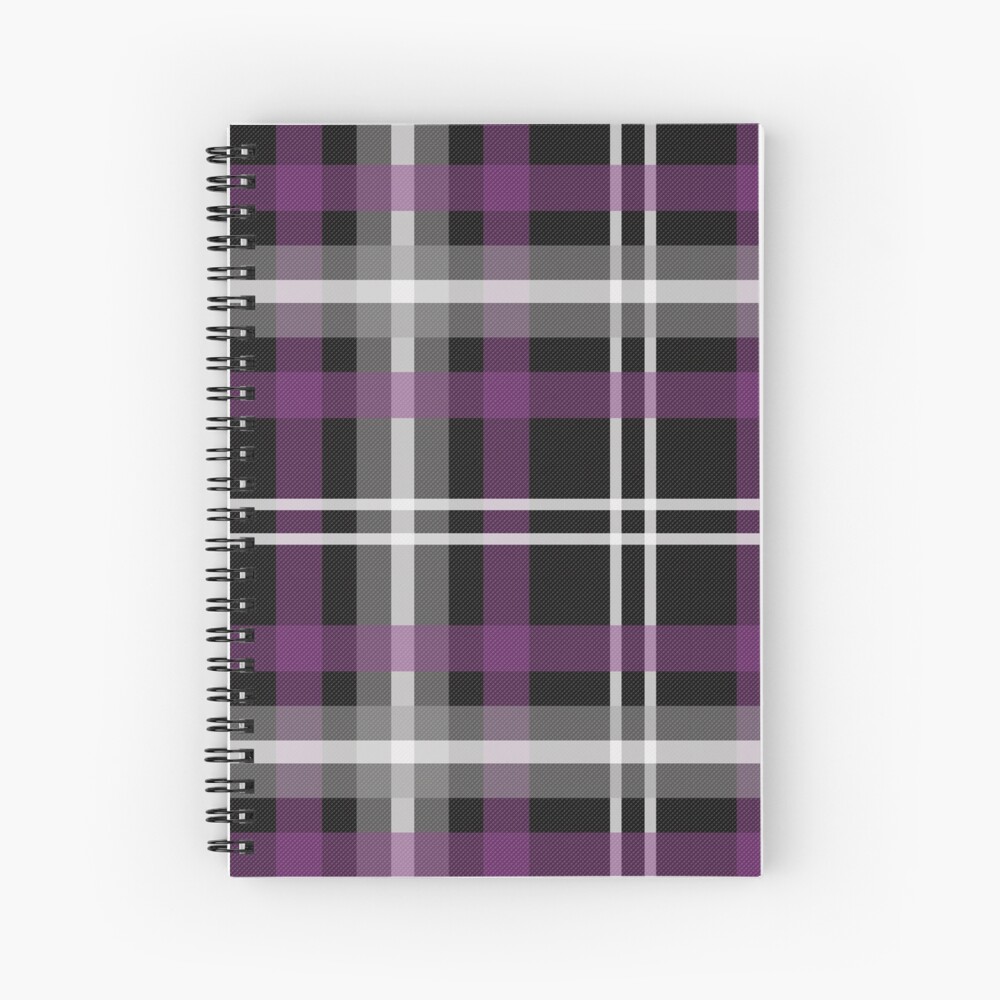 Plaid Ace Pride Flag Colour Scheme Hardcover Journal By Dysperdis Redbubble