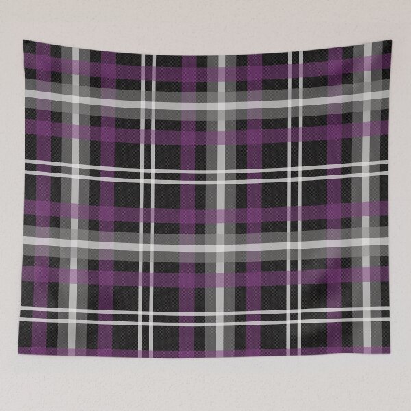 Item preview, Plaid- Ace Pride Flag Colour Scheme designed and sold by dysperdis.