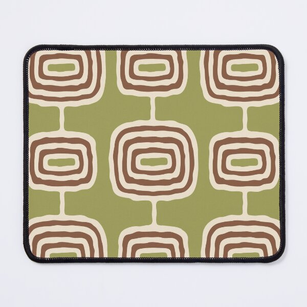 Item preview, Atomic Rings Abstract Pattern Autumn Colors designed and sold by tonymagnerart.