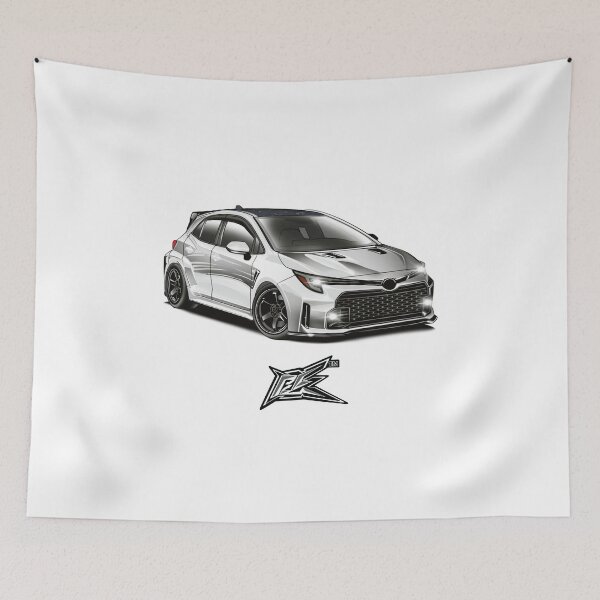 Item preview, toyota gr corolla white  designed and sold by NaquashM.
