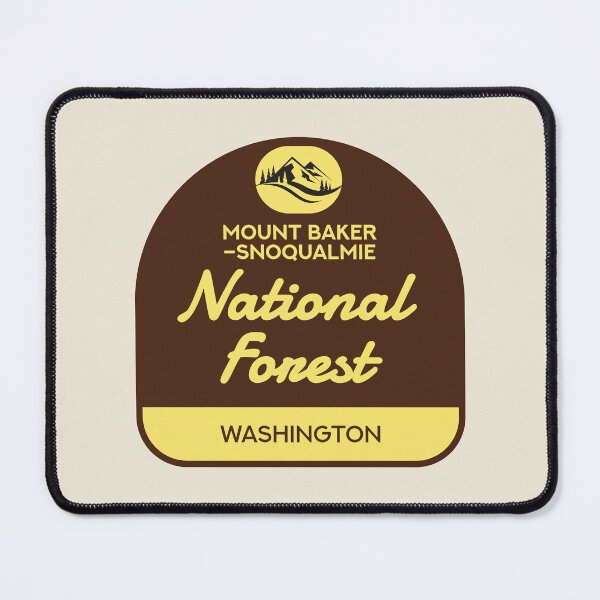 Item preview, Vintage Mount Baker–Snoqualmie National Forest designed and sold by RabbitK.