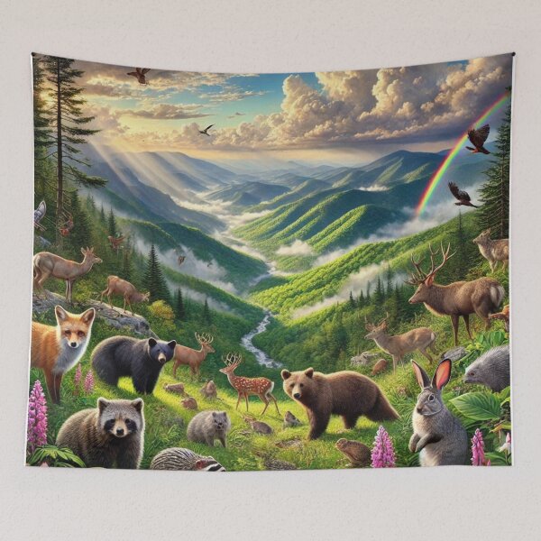 Item preview, "Wildlife Haven of the Great Smoky Mountains" designed and sold by Meta2Physical.