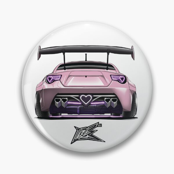 Item preview, toyota gt86 brZ heart car pink   designed and sold by NaquashM.